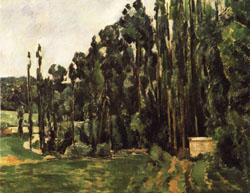 Paul Cezanne Poplar Trees Germany oil painting art